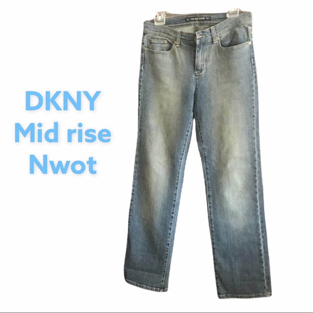 DKNY jeans, straight leg, size 4